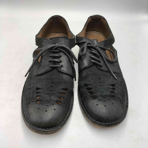 ドルチェアンドガッバーナ DOLCE&GABBANA イタリア製 DERBY CROSTA RETRO STONE WASH レザー ブーツ 穴あき サマーシューズ メンズ 7