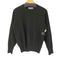 コムデギャルソンオム COMME des GARCONS HOMME 90S 田中オム デカ 銀タグ クルーネック ウール ブラック ニット セーター archive アーカイブ メンズ