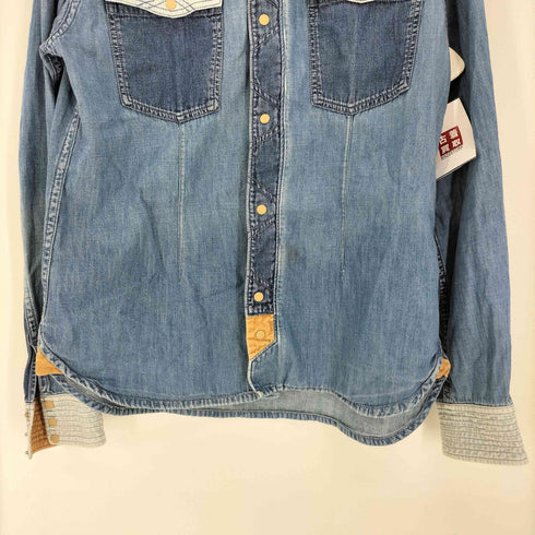 ホワイトマウンテニアリング WHITE MOUNTAINEERING 12SS 再構築 デニム ウエスタンシャツ メンズ JPN:3