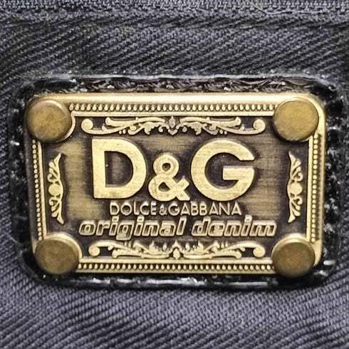 ディーアンドジードルチェアンドガッバーナ D&G DOLCE&GABBANA 90-00S OLD vintage ヴィンテージ モノグラム ワンショルダー バック archive アーカイブ レディース