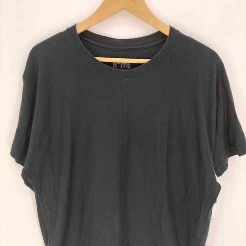 オムプリッセイッセイミヤケ HOMME PLISSE ISSEY MIYAKE サイドスリット S/S クルーネック Tシャツ メンズ JPN:3