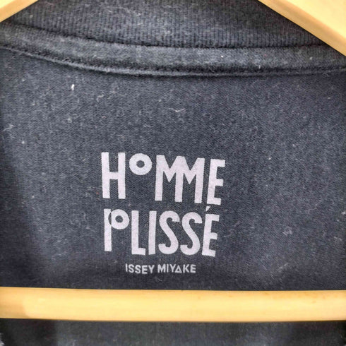 オムプリッセイッセイミヤケ HOMME PLISSE ISSEY MIYAKE サイドスリット S/S クルーネック Tシャツ メンズ JPN:3