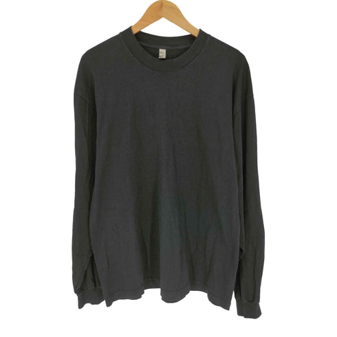 ロサンゼルスアパレル Los Angeles Apparel USA製 6.5OUNCE ヘビーウェイト L/S クルーネック Tシャツ メンズ import:L