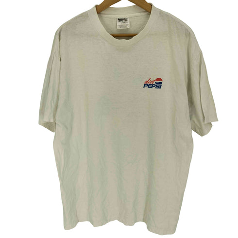 オニータ ONEITA 90S 両面 企業ロゴ プリント S/S クルーネック Tシャツ メンズ import:XL