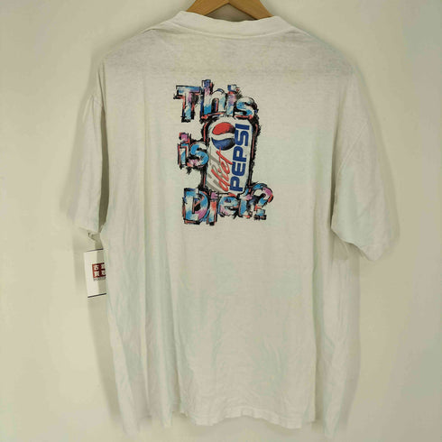 オニータ ONEITA 90S 両面 企業ロゴ プリント S/S クルーネック Tシャツ メンズ import:XL