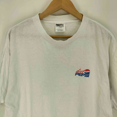 オニータ ONEITA 90S 両面 企業ロゴ プリント S/S クルーネック Tシャツ メンズ import:XL
