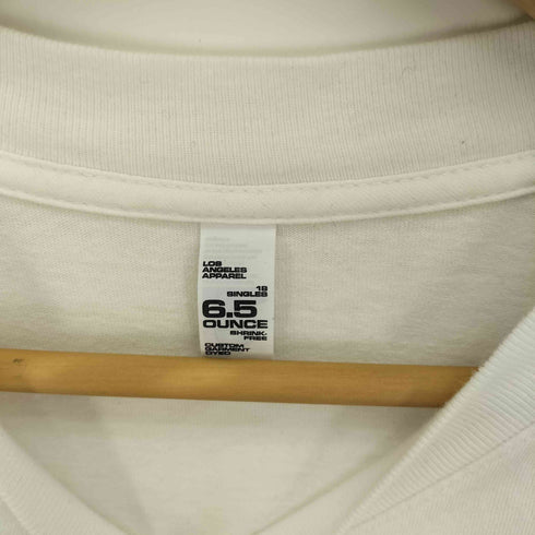 ロサンゼルスアパレル Los Angeles Apparel USA製 6.5OUNCE ヘビーウェイト L/S クルーネック Tシャツ メンズ import:XL