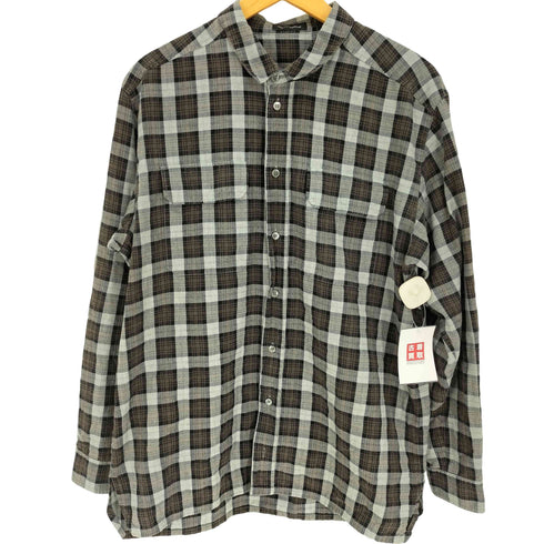クリスヴァンアッシュ KRIS VAN ASSCHE チェック L/S ワークシャツ メンズ 46