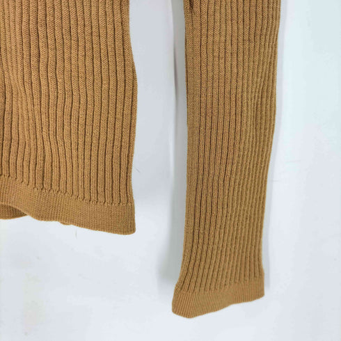 ユニクロ UNIQLO エクストラファインメリノリブポロカーディガン レディース JPN:L