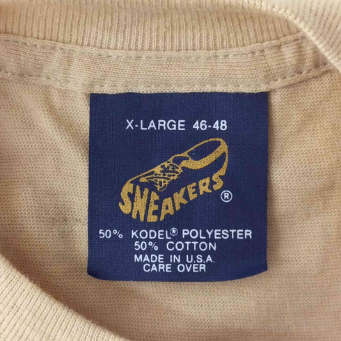 SNEAKERS 90S USA製 キャラクター プリント クルーネック Tシャツ メンズ import:XL