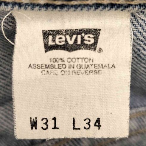 リーバイス Levis 90s 97年製造 ボタン裏刻印977 白タブ L2 ペインター バギーデニムパンツ メンズ W31L34