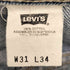リーバイス Levis 90s 97年製造 ボタン裏刻印977 白タブ L2 ペインター バギーデニムパンツ メンズ W31L34
