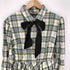 シスタージェーン SISTER JANE チェック柄 リボン付き シャツ ワンピース レディース JPN:S