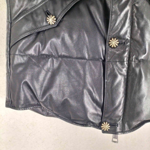 エーケイエム AKM cow lether カウレザー ダウンジャケット レディース JPN:S