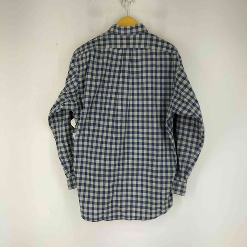 ラルフローレン RALPH LAUREN 90S BLAKE スモールポニー刺繍 チェック柄 L/S BDシャツ メンズ import:M