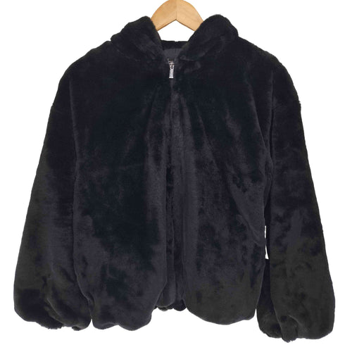 アンコキーヌ anne coquine faux fur Cフェイクファーフーデッドブルゾン レディース JPN:M