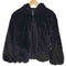アンコキーヌ anne coquine faux fur Cフェイクファーフーデッドブルゾン レディース JPN:M