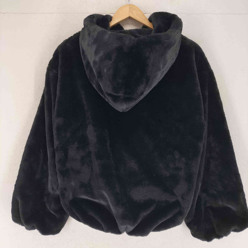 アンコキーヌ anne coquine faux fur Cフェイクファーフーデッドブルゾン レディース JPN:M