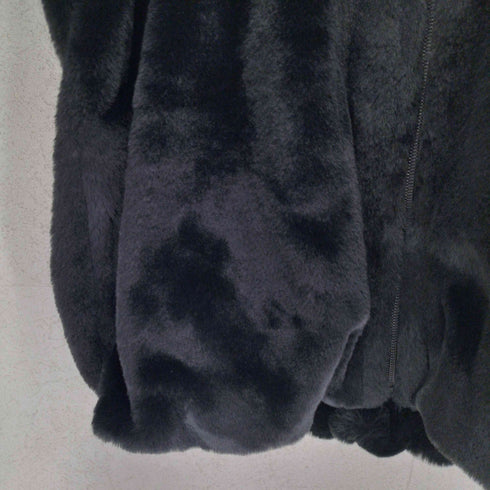 アンコキーヌ anne coquine faux fur Cフェイクファーフーデッドブルゾン レディース JPN:M