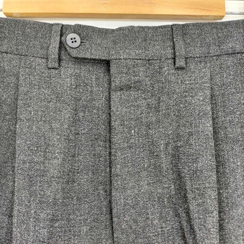 ジョルジオアルマーニ Giorgio Armani CLASSICO 90s イタリア製 OPTIジップ ウール 1タックスラックス メンズ EUR:46-48