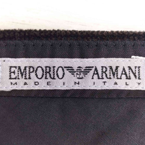 エンポリオアルマーニ EMPORIO ARMANI 90s イタリア製 フラップポケット ベルベットパンツ メンズ EUR:46-48