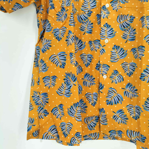 フェアファクス FAIRFAX Shufly 総柄 S/S 開襟シャツ メンズ JPN:L