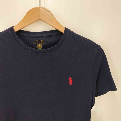 ポロラルフローレン POLO RALPH LAUREN CUSTOM FIT ポニー刺繍 クルーネック シャツ メンズ import:XS
