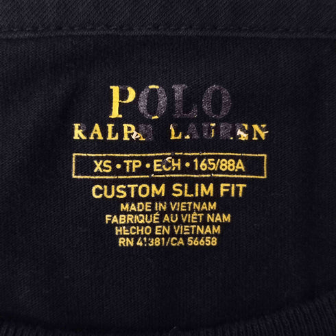 ポロラルフローレン POLO RALPH LAUREN CUSTOM FIT ポニー刺繍 クルーネック シャツ メンズ import:XS
