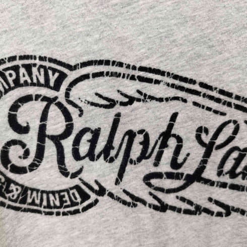デニムアンドサプライラルフローレン DENIM&SUPPLY RALPH LAUREN フロントプリント クルーネック Tシャツ メンズ import:XS