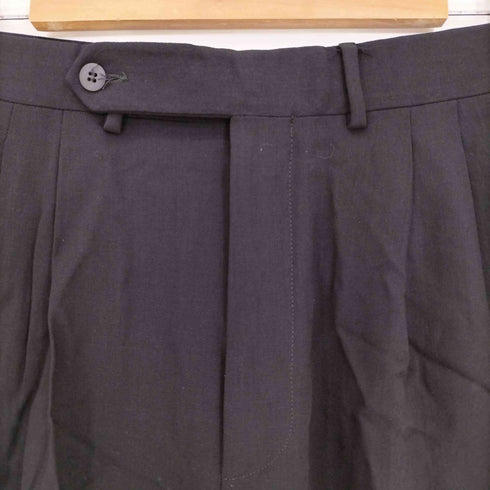 ジョルジオアルマーニ Giorgio Armani 90s 黒タグ イタリア製 OPTIジップ 2タックスラックス メンズ