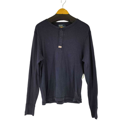 ポロバイラルフローレン Polo by RALPH LAUREN ヘンリーネック L/S Tシャツ メンズ import:L