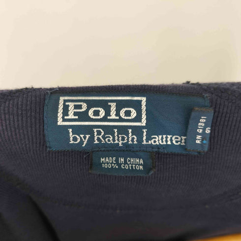 ポロバイラルフローレン Polo by RALPH LAUREN ヘンリーネック L/S Tシャツ メンズ import:L