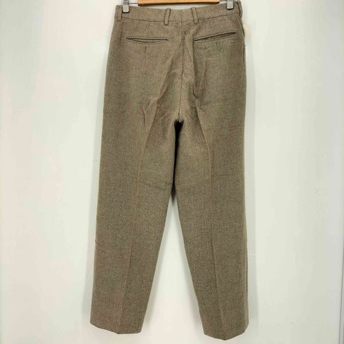 ジョルジオアルマーニ Giorgio Armani 90s 黒タグ イタリア製 OPTI ジップ PURE NEW WOOL 2タック スラックス メンズ EUR:46-48