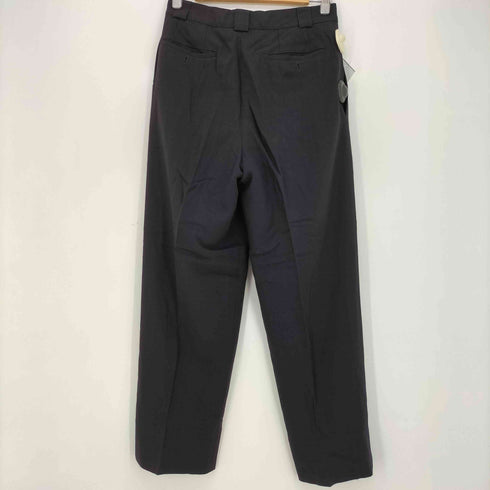 ジョルジオアルマーニ Giorgio Armani 90s 黒タグ イタリア製 OPTIジップ PURE NEW WOOL ウールギャバ 2タックスラックス メンズ EUR:44-46