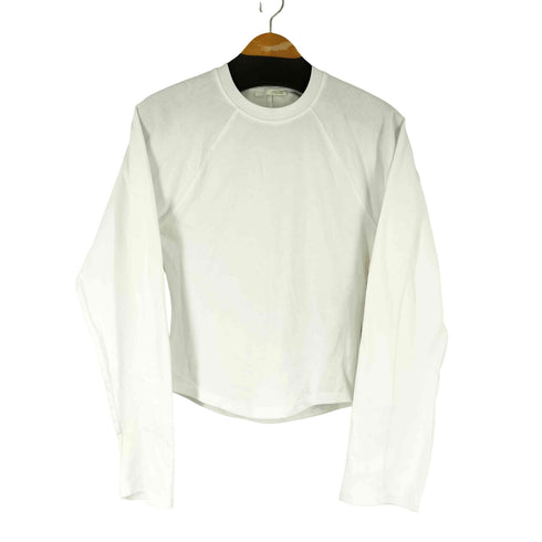 ザラ ZARA サイドジップ L/S クルーネックカットソー レディース import:S
