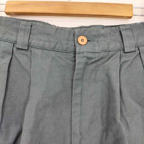 ジョルジオアルマーニ Giorgio Armani 90s イタリア製 コットンリネン 2タック パンツ メンズ EUR:44-46