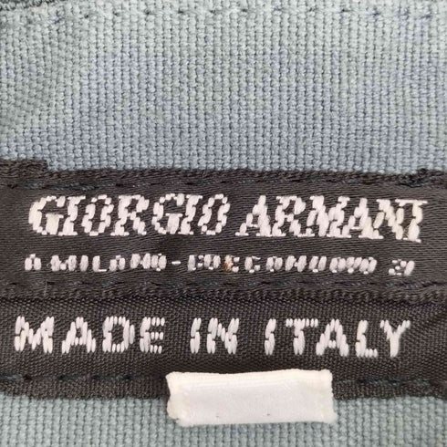 ジョルジオアルマーニ Giorgio Armani 90s イタリア製 コットンリネン 2タック パンツ メンズ EUR:44-46