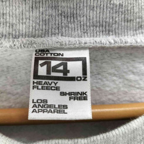 ロサンゼルスアパレル Los Angeles Apparel 14OZ HEAVY FLEECE USA製 無地 ブランク ヘビーウェイト スウェット トレーナー メンズ 2XL