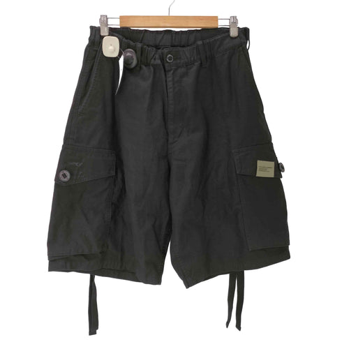ネイバーフッド NEIGHBORHOOD 25SS WIDE CARGO SHORT PANTS ワイド カーゴ ショート パンツ ショーツ ブラック メンズ L