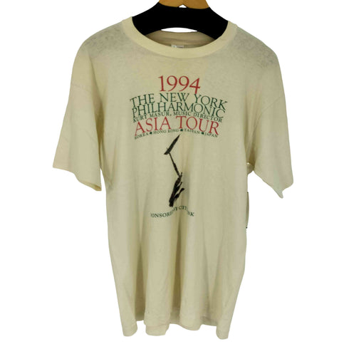 フルーツオブザルーム FRUIT OF THE LOOM 1994 CITIBANK シングルステッチ 両面プリント Tシャツ メンズ import:L