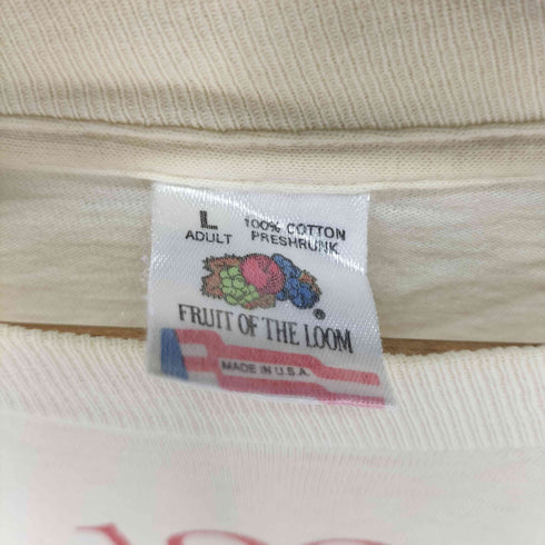 フルーツオブザルーム FRUIT OF THE LOOM 1994 CITIBANK シングルステッチ 両面プリント Tシャツ メンズ import:L