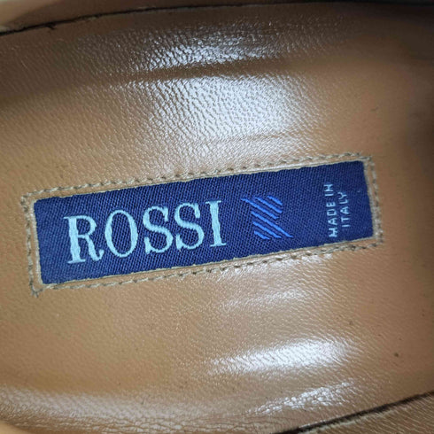 Rossi イタリア製 スクエアトゥ レザー シューズ メンズ 39