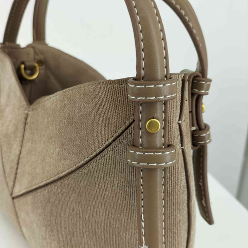 ザラ ZARA TOPSTITCH MINI TOTE BAG レディース