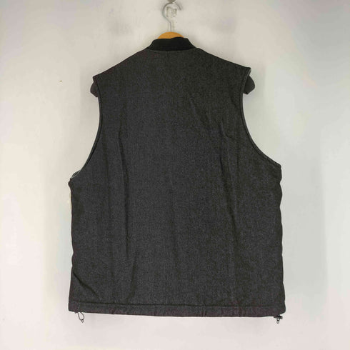 エビセンスケートボーズ Evisen skateboards MICRO FLEECE DENIM REVERSBLE VEST メンズ JPN:M