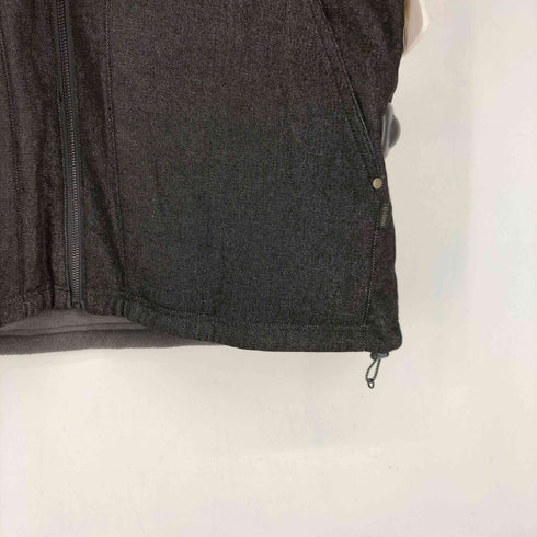 エビセンスケートボーズ Evisen skateboards MICRO FLEECE DENIM REVERSBLE VEST メンズ JPN:M