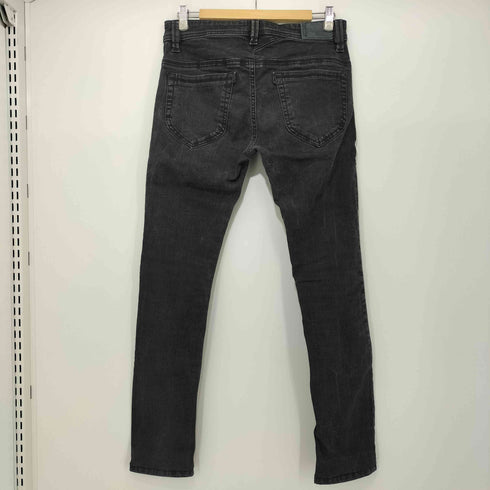 ディーゼル DIESEL 00s Y2K THANAZ S-SLIM スリム スキニー ブラックデニム メンズ 16Y