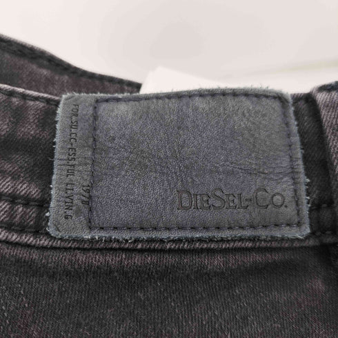 ディーゼル DIESEL 00s Y2K THANAZ S-SLIM スリム スキニー ブラックデニム メンズ 16Y
