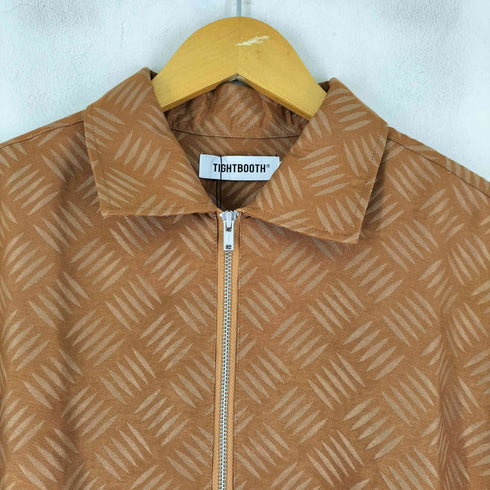 タイトブース TIGHTBOOTH CHECKER PLATE HALF ZIP SHIRT メンズ JPN:M