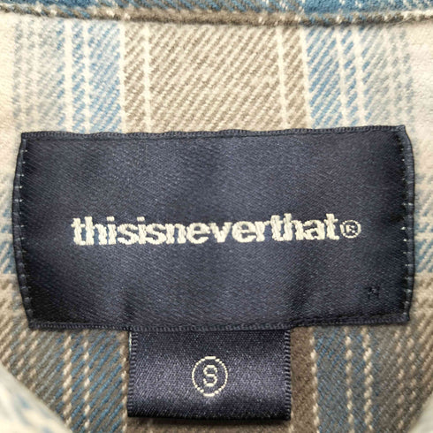 ディスイズネバーザット thisisneverthat Shadow Plaid Flannel Shirt シャドープリントフランネルシャツ メンズ import:S