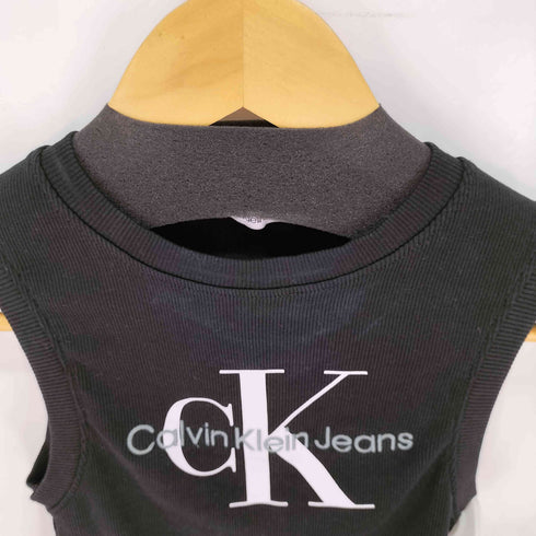 カルバンクラインジーンズ Calvin Klein Jeans 刺繍ロゴ タンクトップ レディース import:XS